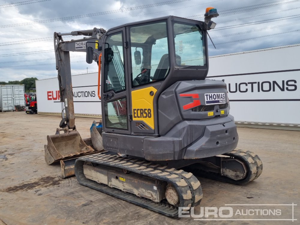2021 Volvo ECR58F - מיני מחפר: תמונה 3 2021 Volvo ECR58F - מיני מחפר: תמונה 3