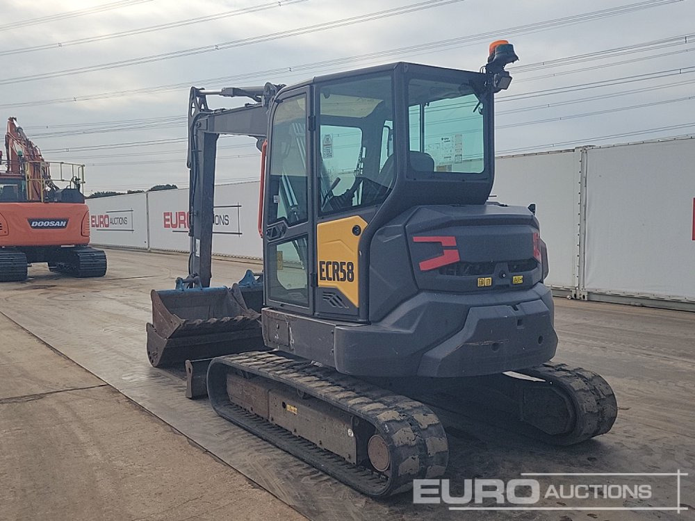2021 Volvo ECR58F - מיני מחפר: תמונה 3 2021 Volvo ECR58F - מיני מחפר: תמונה 3