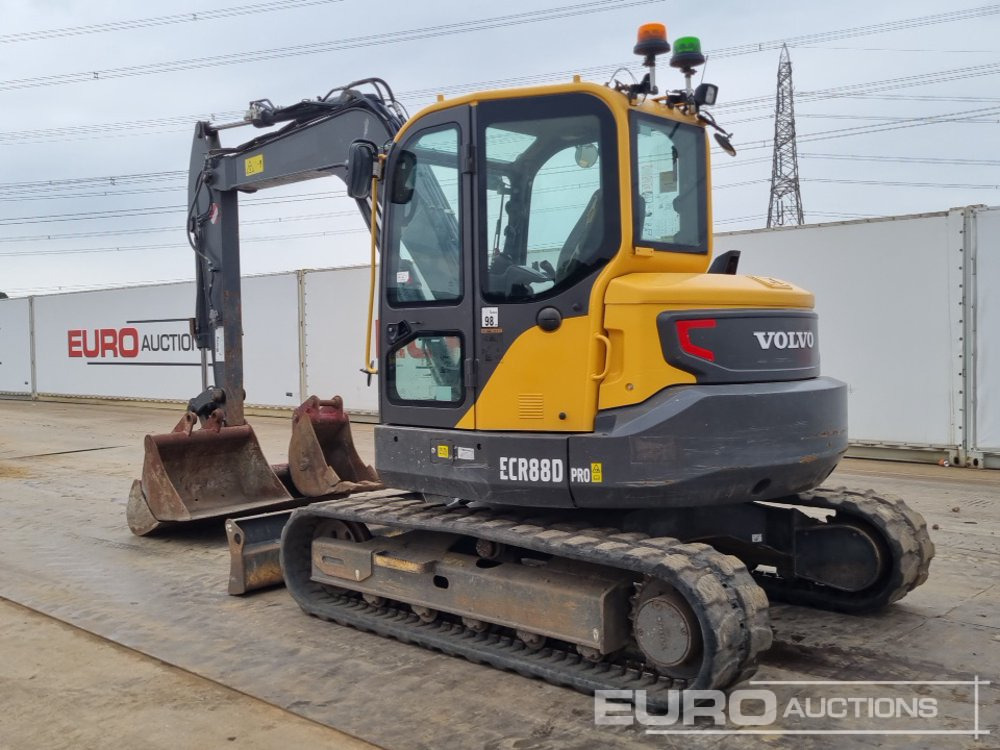 2021 Volvo ECR88D - מיני מחפר: תמונה 3 2021 Volvo ECR88D - מיני מחפר: תמונה 3