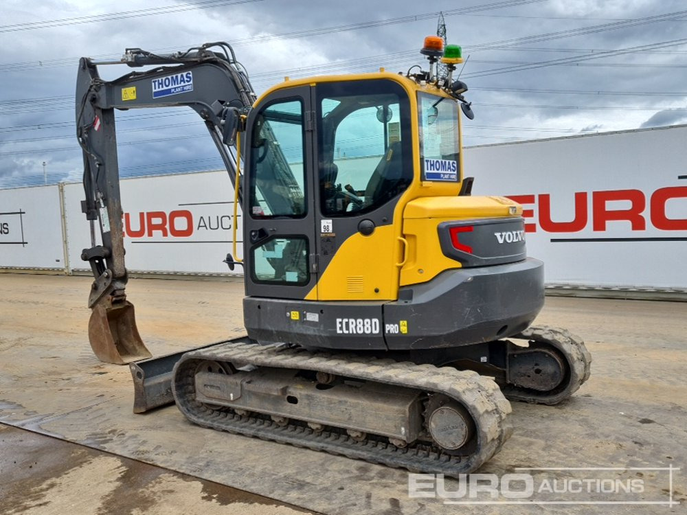 2021 Volvo ECR88D - מיני מחפר: תמונה 3 2021 Volvo ECR88D - מיני מחפר: תמונה 3