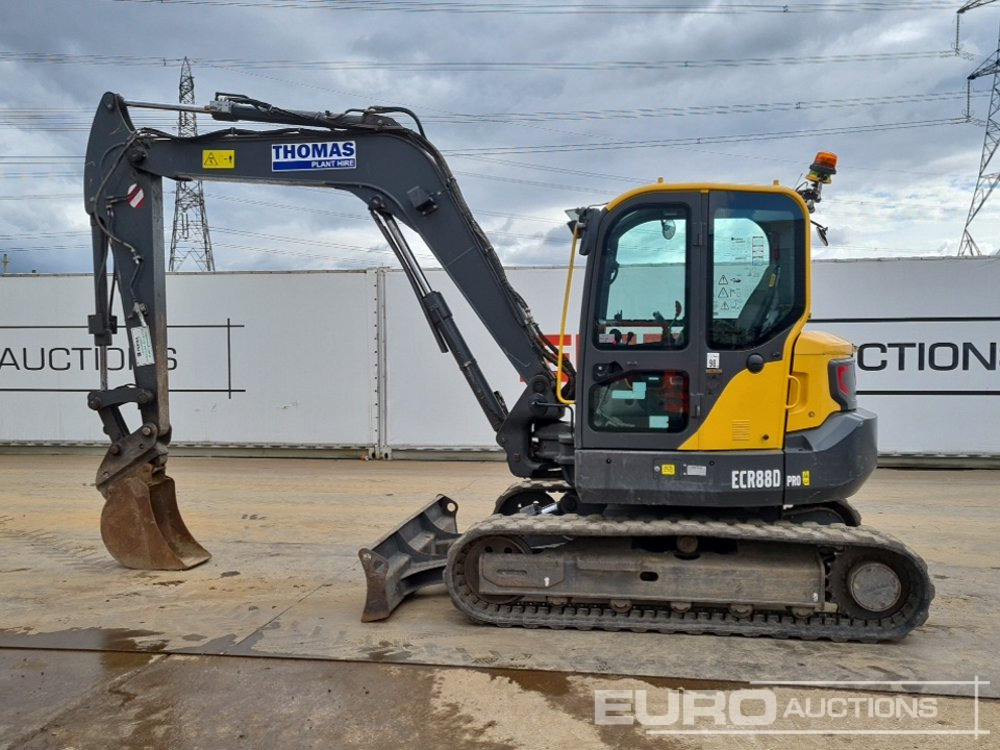 2021 Volvo ECR88D - מיני מחפר: תמונה 2 2021 Volvo ECR88D - מיני מחפר: תמונה 2