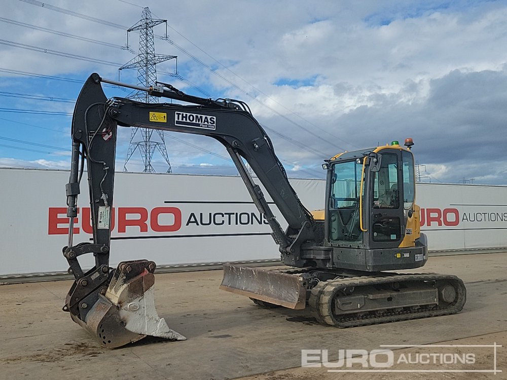 2021 Volvo ECR88D - מיני מחפר: תמונה 1 2021 Volvo ECR88D - מיני מחפר: תמונה 1