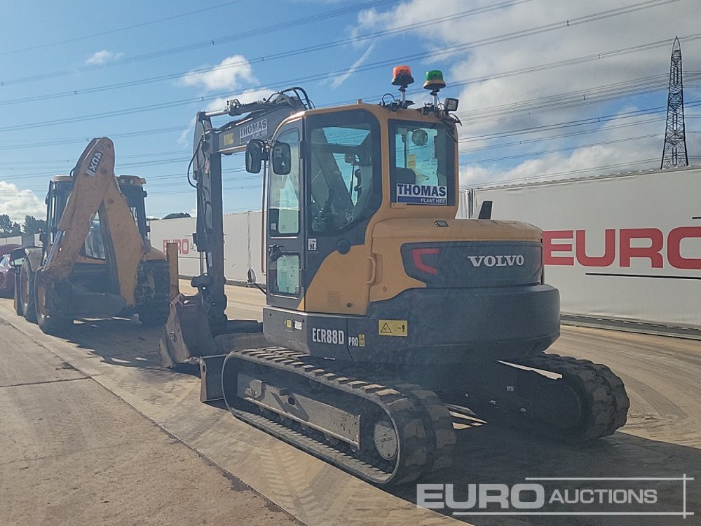 2021 Volvo ECR88D - מיני מחפר: תמונה 3 2021 Volvo ECR88D - מיני מחפר: תמונה 3