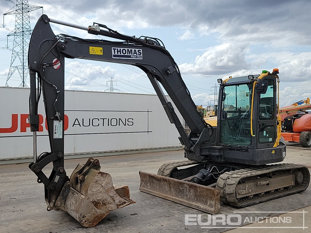 2021 Volvo ECR88D - מיני מחפר: תמונה 1 2021 Volvo ECR88D - מיני מחפר: תמונה 1