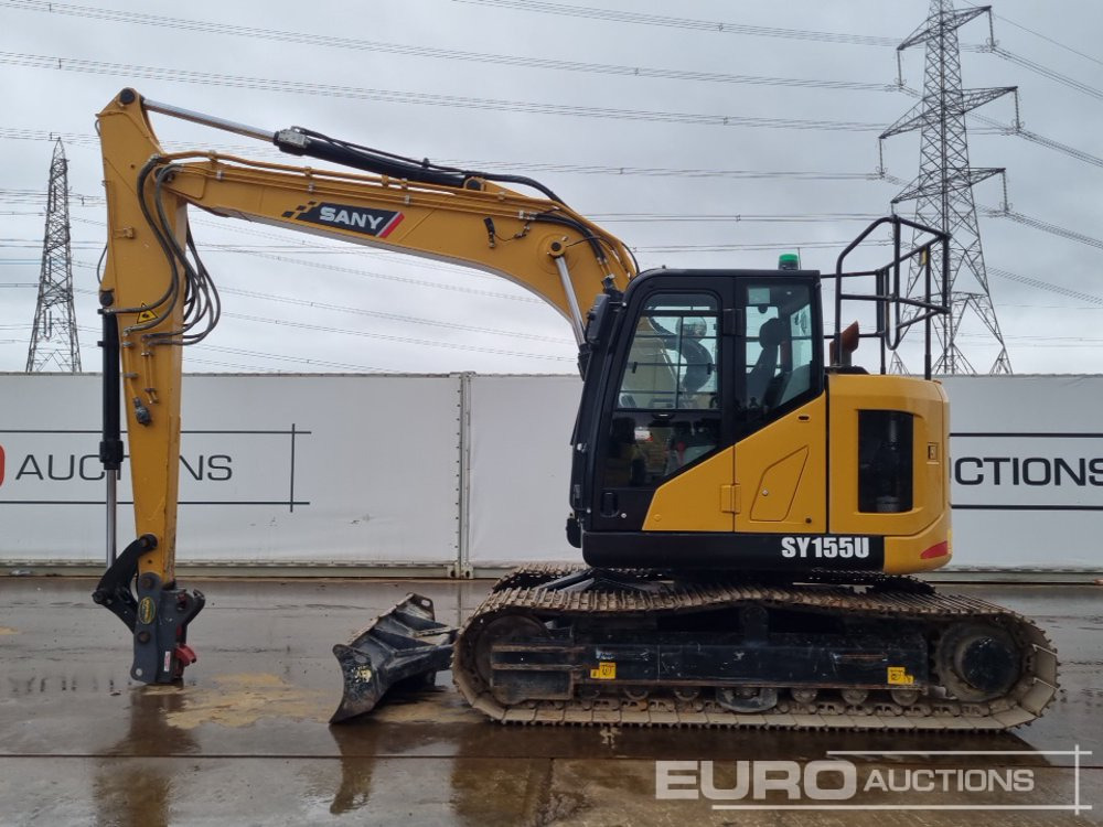 2022 Sany SY155U - מחפר סורק: תמונה 2 2022 Sany SY155U - מחפר סורק: תמונה 2
