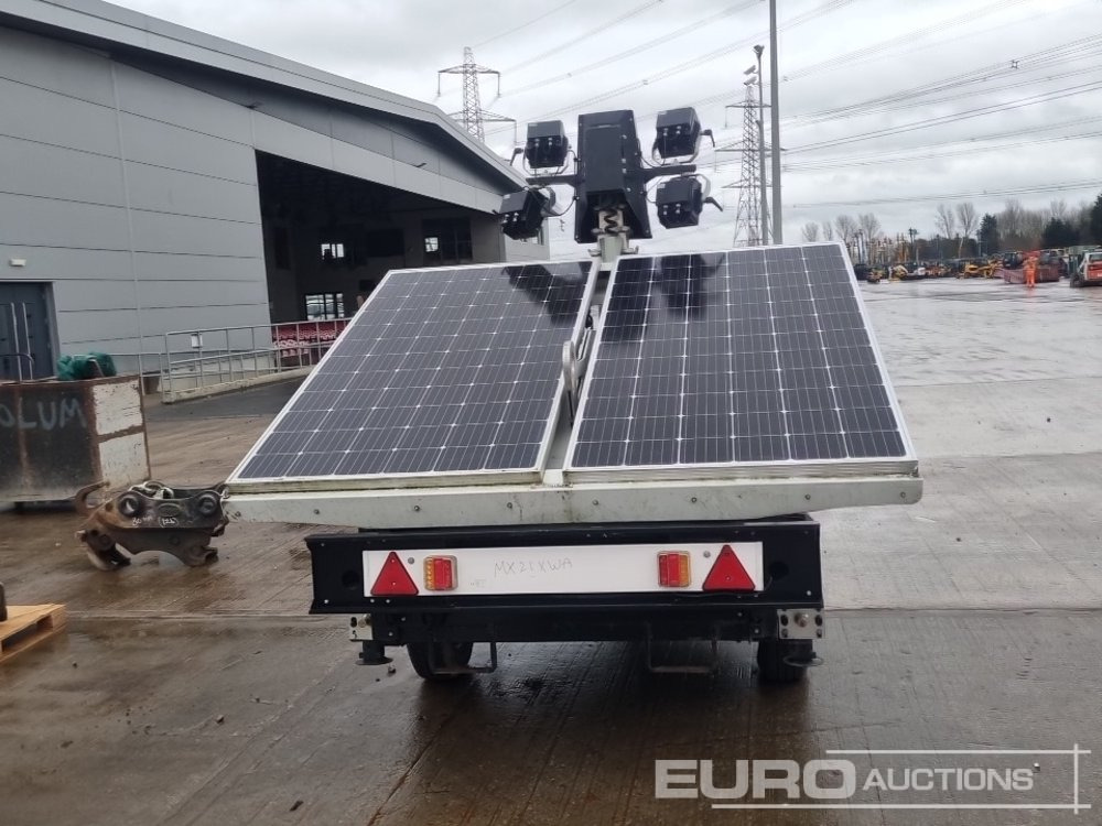 2022 Trime X-Solar Single Axle Solar Powered LED Lighting Tower - מגדל תאורה: תמונה 4 2022 Trime X-Solar Single Axle Solar Powered LED Lighting Tower - מגדל תאורה: תמונה 4