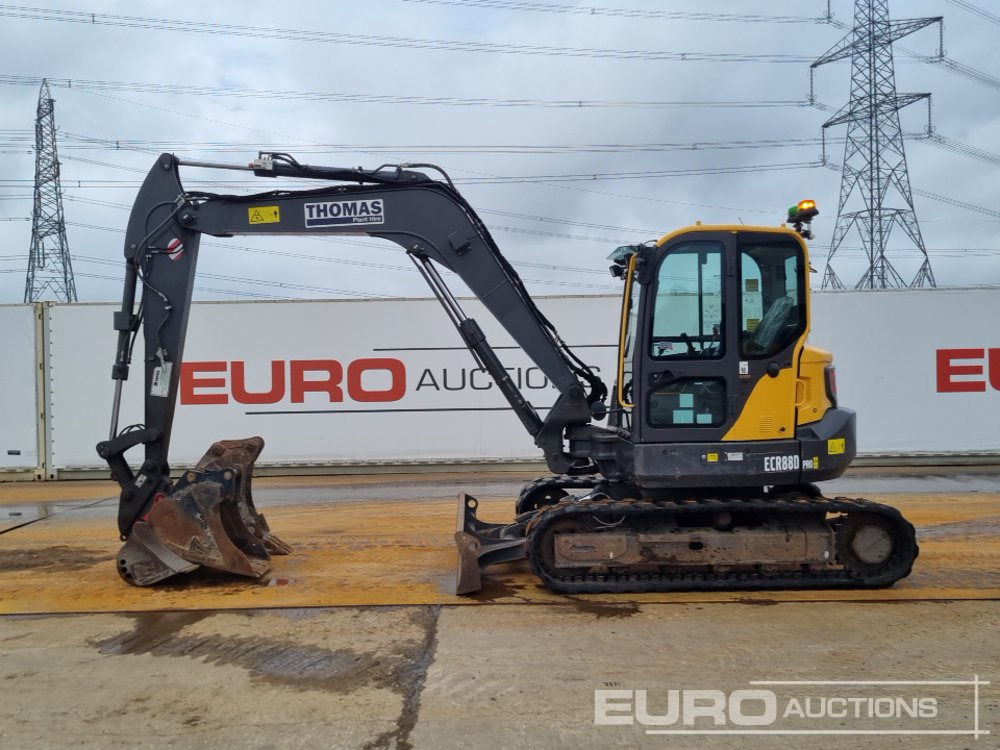 2022 Volvo ECR88D - מיני מחפר: תמונה 2 2022 Volvo ECR88D - מיני מחפר: תמונה 2
