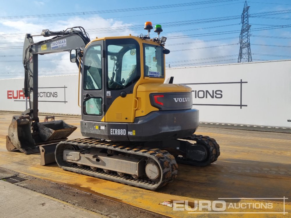 2022 Volvo ECR88D - מיני מחפר: תמונה 3 2022 Volvo ECR88D - מיני מחפר: תמונה 3