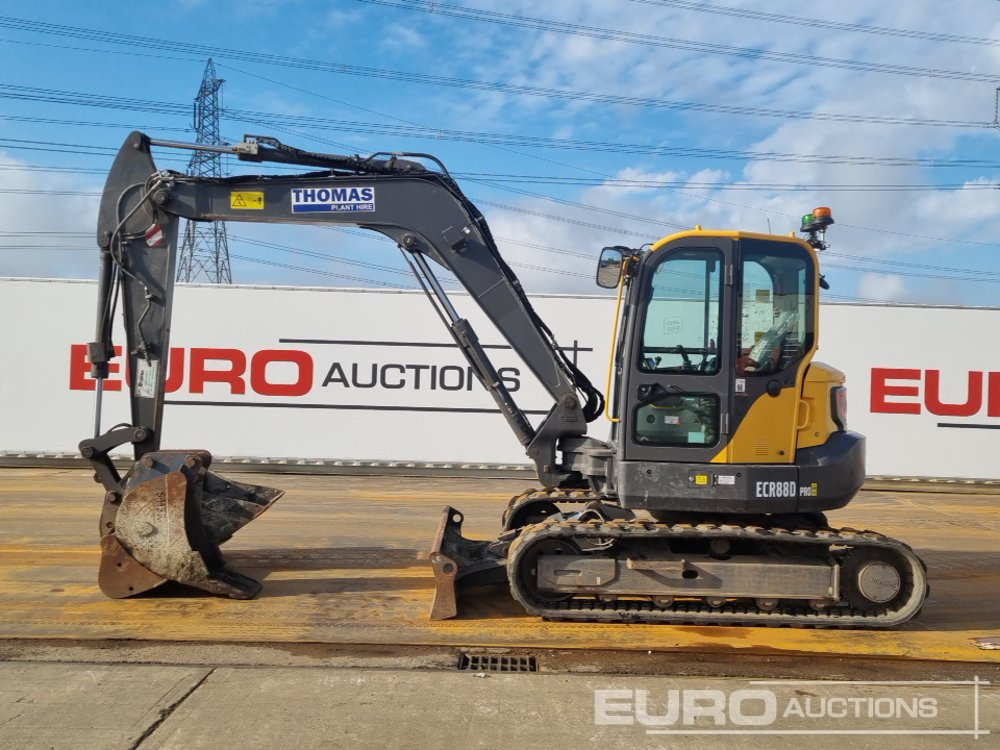 2022 Volvo ECR88D - מיני מחפר: תמונה 2 2022 Volvo ECR88D - מיני מחפר: תמונה 2