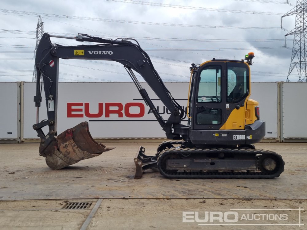 2022 Volvo ECR88D - מיני מחפר: תמונה 2 2022 Volvo ECR88D - מיני מחפר: תמונה 2