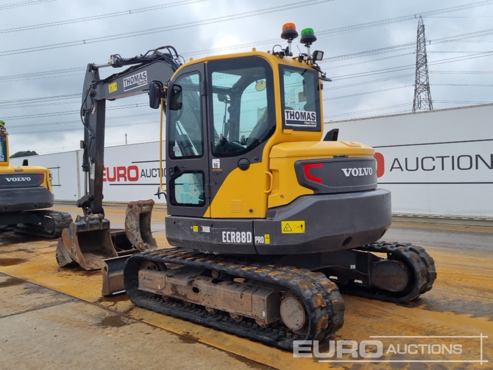 2022 Volvo ECR88D - מיני מחפר: תמונה 3 2022 Volvo ECR88D - מיני מחפר: תמונה 3