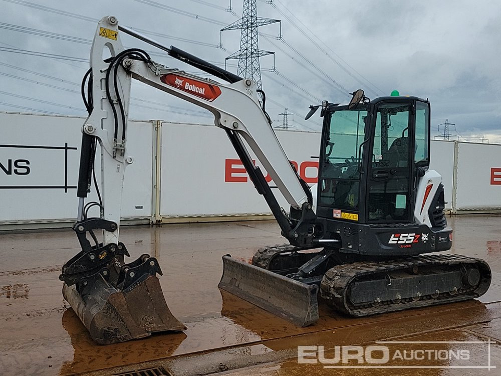 2023 Bobcat E55z - מיני מחפר: תמונה 1 2023 Bobcat E55z - מיני מחפר: תמונה 1