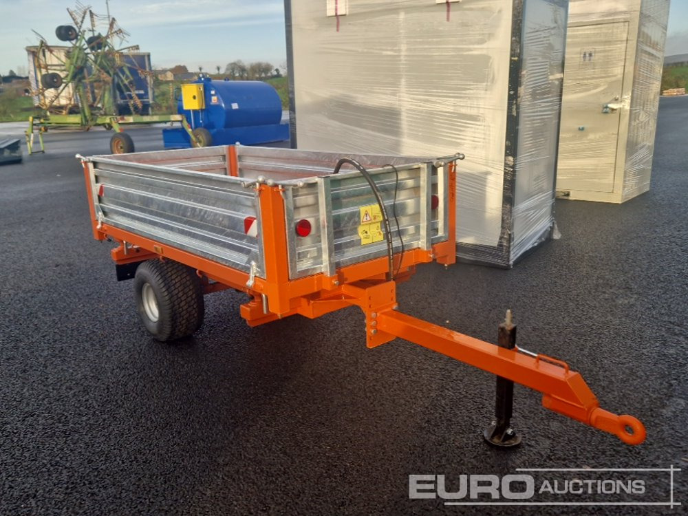 3 x Way Tipping Trailer to suit Compact Tractor - קרון נגרר לצמחים: תמונה 4 3 x Way Tipping Trailer to suit Compact Tractor - קרון נגרר לצמחים: תמונה 4