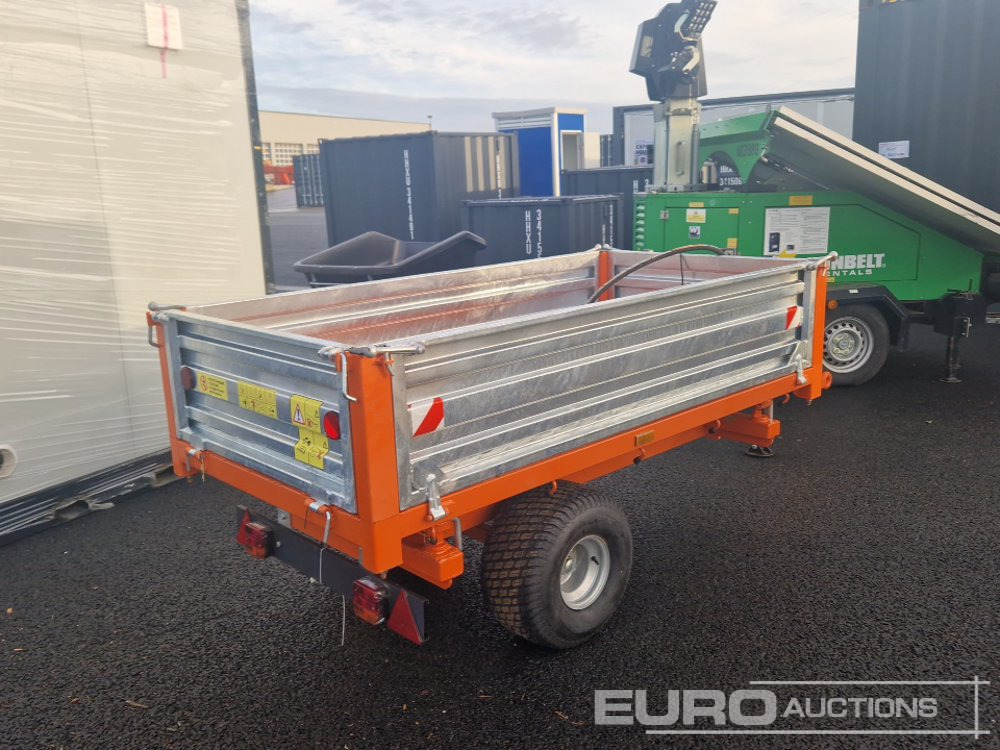 3 x Way Tipping Trailer to suit Compact Tractor - קרון נגרר לצמחים: תמונה 3 3 x Way Tipping Trailer to suit Compact Tractor - קרון נגרר לצמחים: תמונה 3