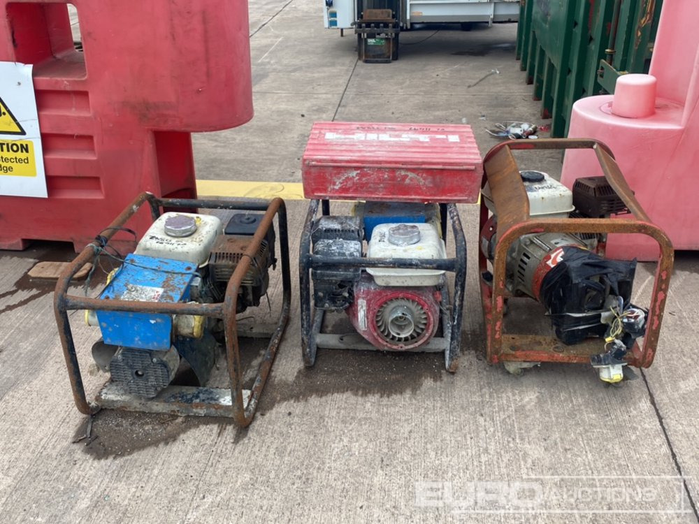 3Kva Petrol Generator, Honda Engine (3 of) (Spares) - ערכת גנרטורים: תמונה 2 3Kva Petrol Generator, Honda Engine (3 of) (Spares) - ערכת גנרטורים: תמונה 2