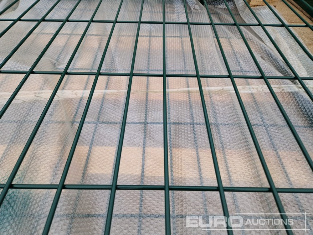 ציוד בנייה 3m x 2.3m Heavy Duty Galvanized Powder Coated Gate (2 of), 100mm x 100mm Post (2 of), Assembly Kit (Green): תמונה 10