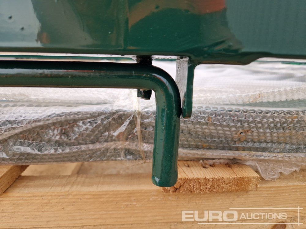 ציוד בנייה 3m x 2.3m Heavy Duty Galvanized Powder Coated Gate (2 of), 100mm x 100mm Post (2 of), Assembly Kit (Green): תמונה 8