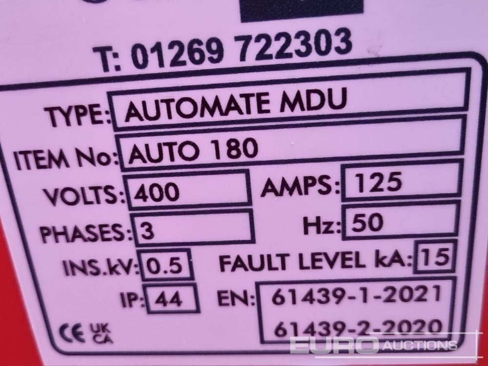 ציוד בנייה 400 Volt Distributing Boxes (5 of): תמונה 12