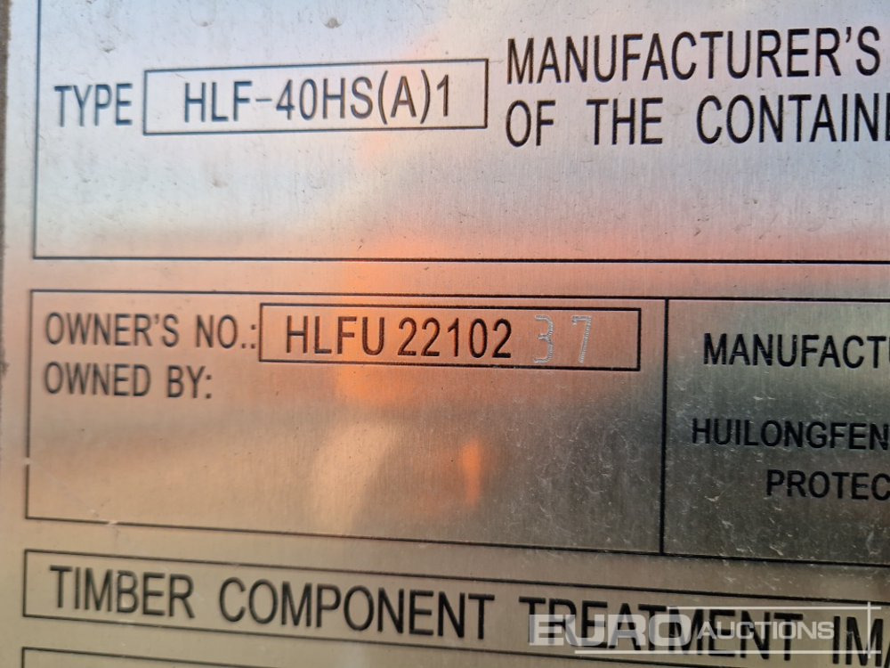 מכולת משלוח 40ft HC Container, 4 Side Doors, 1 End Door (Cannot Be Reconsigned): תמונה 13