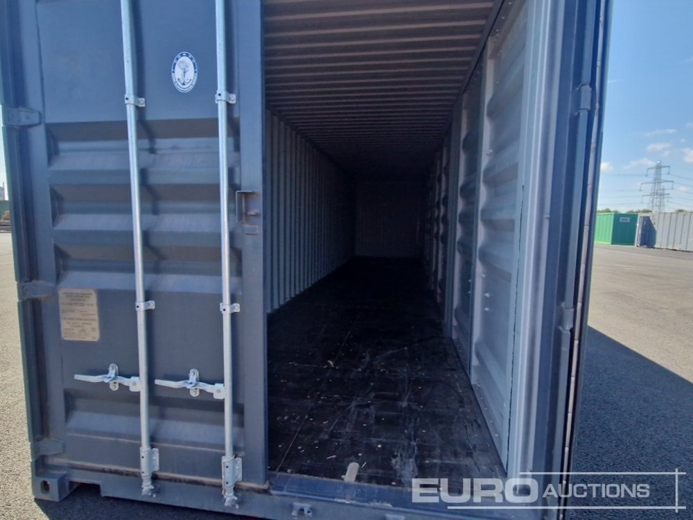 מכולת משלוח 40ft HC Container, 4 Side Doors, 1 End Door (Cannot Be Reconsigned): תמונה 9