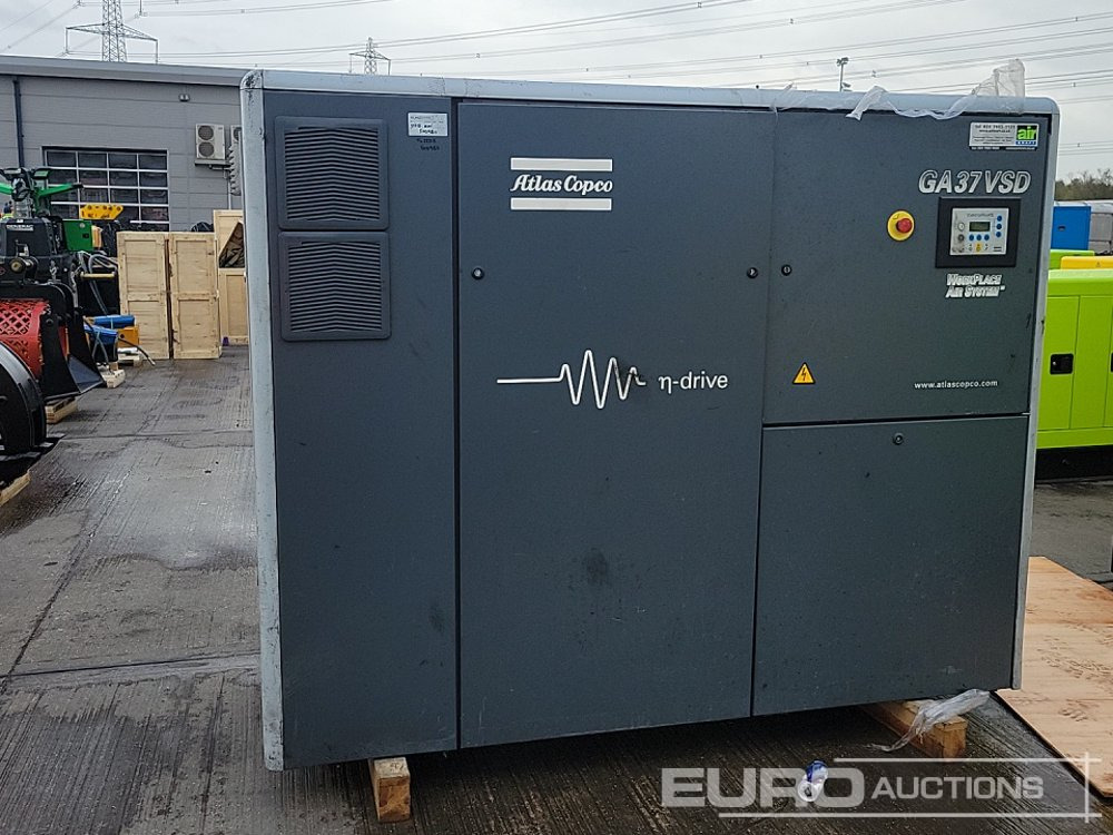 Atlas Copco GA37VSD - מדחס אוויר: תמונה 2 Atlas Copco GA37VSD - מדחס אוויר: תמונה 2