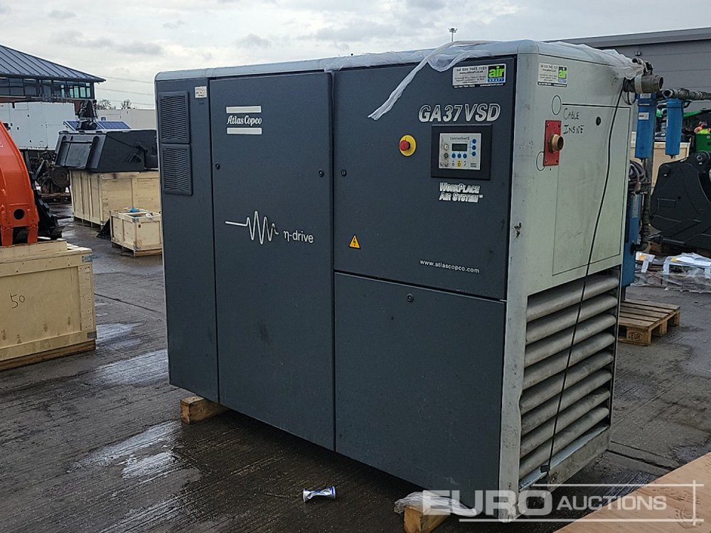 Atlas Copco GA37VSD - מדחס אוויר: תמונה 3 Atlas Copco GA37VSD - מדחס אוויר: תמונה 3