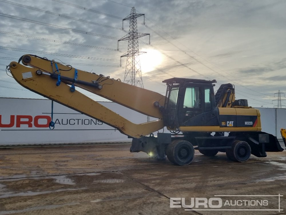 CAT M322D - מחפר גלגלים: תמונה 1 CAT M322D - מחפר גלגלים: תמונה 1