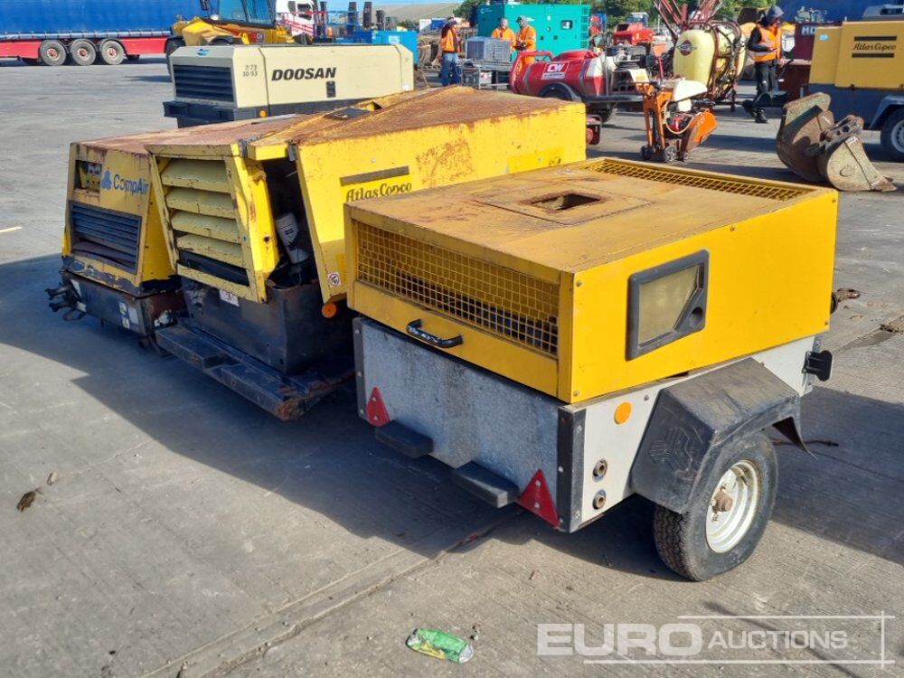Comp Air Compressor (Engine Missing), Atlas Copco Single Axle Compressor (Engine Missing), Comp Air Single Axle Compressor (Engine Missing) - מדחס אוויר: תמונה 5 Comp Air Compressor (Engine Missing), Atlas Copco Single Axle Compressor (Engine Missing), Comp Air Single Axle Compressor (Engine Missing) - מדחס אוויר: תמונה 5
