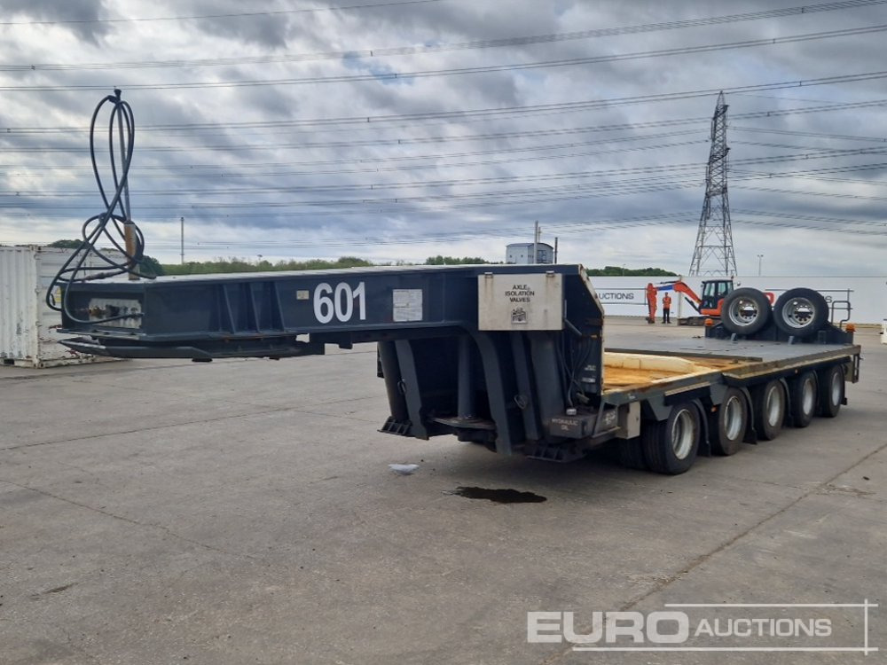 Crane Fruehauf 74 Ton 5 Axle Low Loader Trailer, Rear Steer - סמיטריילר עם מטען נמוך: תמונה 1 Crane Fruehauf 74 Ton 5 Axle Low Loader Trailer, Rear Steer - סמיטריילר עם מטען נמוך: תמונה 1
