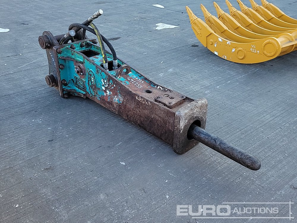 פטיש הידרולי Demaco Hydraulic Breaker 65mm Pin to suit 13 Ton Excavator: תמונה 7