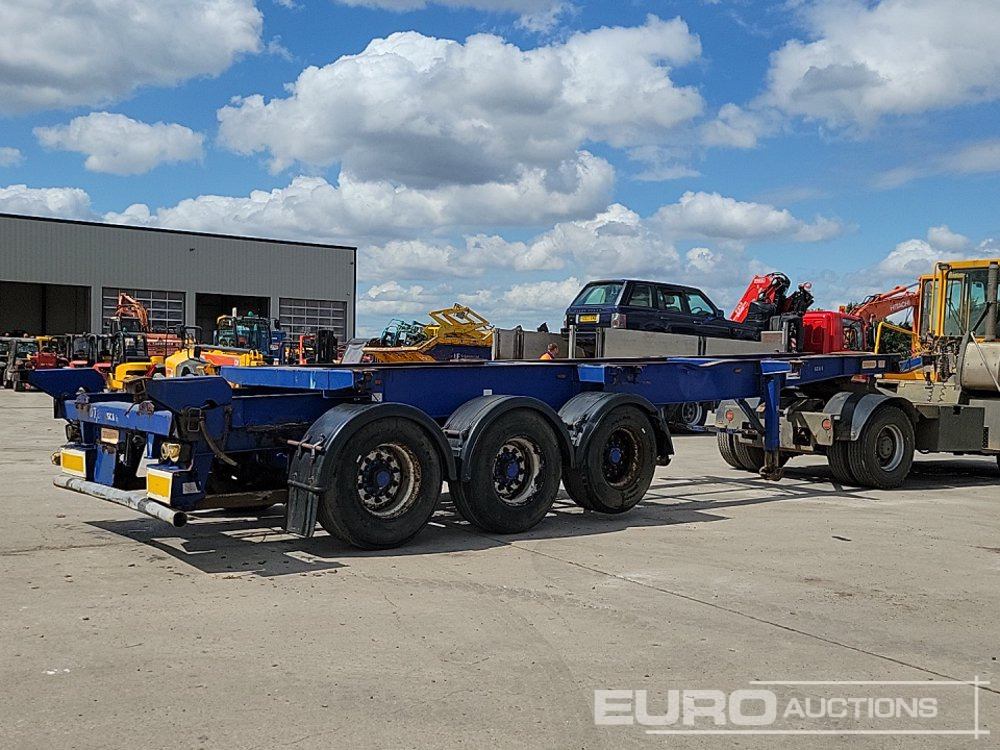 Dennison Trailers Tri Axle Skelton Trailer, Lift Axle - סמיטריילר צד נופל/ שטוח: תמונה 5 Dennison Trailers Tri Axle Skelton Trailer, Lift Axle - סמיטריילר צד נופל/ שטוח: תמונה 5