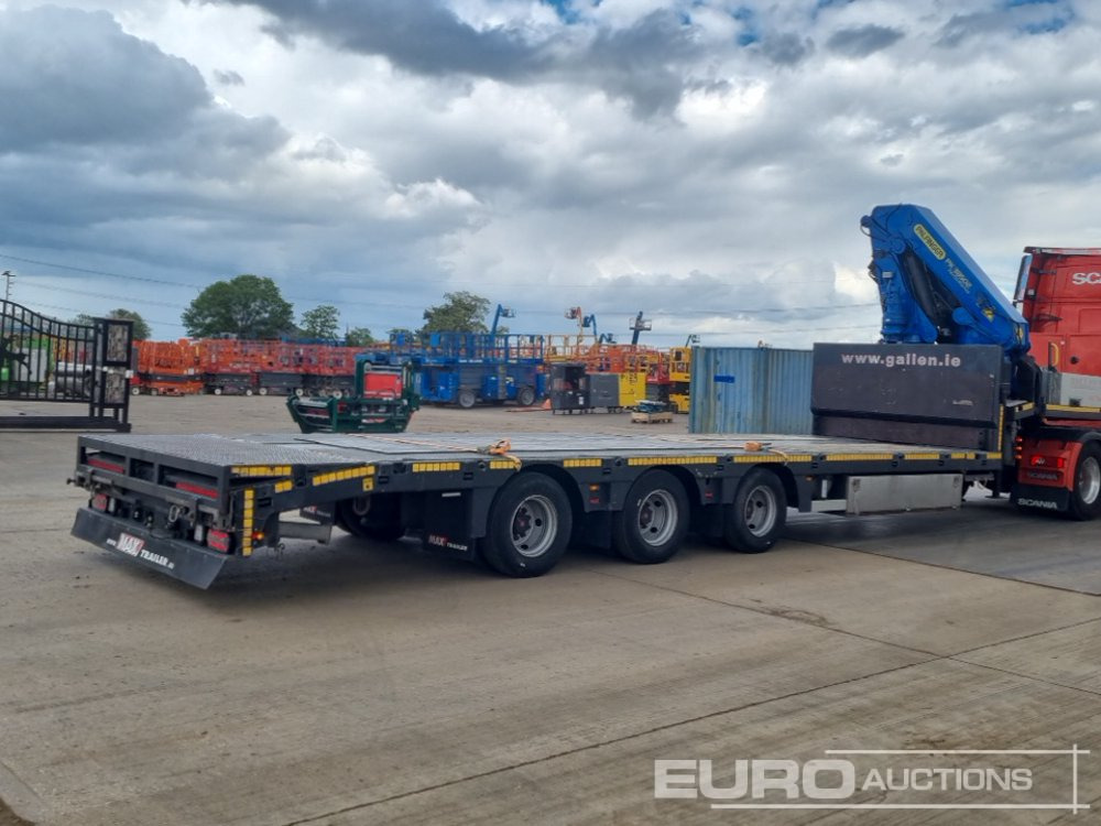 Faymonville Tri Axle Extendable Step Frame Flatbed Trailer, Palfinger PK38502 Crane, Max Lifting Capacity 13 Ton, Max Reach 16.8m - סמיטריילר צד נופל/ שטוח: תמונה 5 Faymonville Tri Axle Extendable Step Frame Flatbed Trailer, Palfinger PK38502 Crane, Max Lifting Capacity 13 Ton, Max Reach 16.8m - סמיטריילר צד נופל/ שטוח: תמונה 5