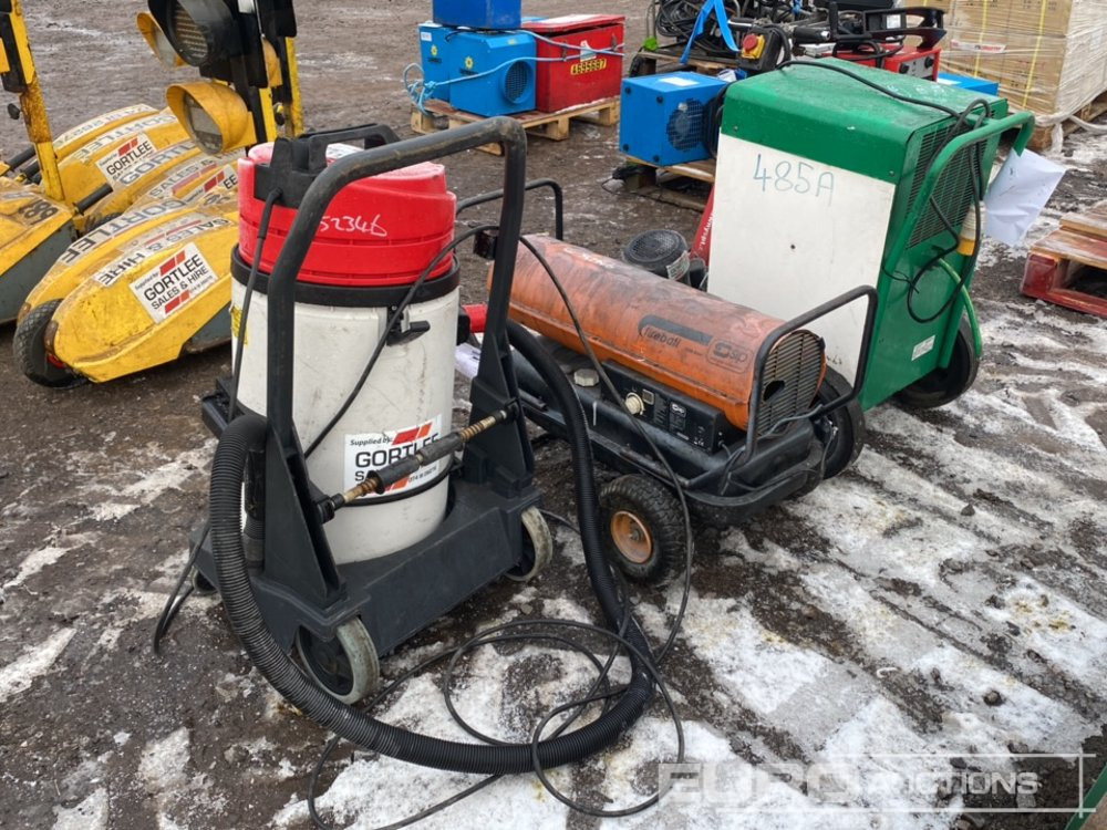 Fireball Space Heater, Industral Vacuum, Ebac Dehumidifier, Floor Scraper (4 of) - ציוד בקרת אקלים תעשייתי: תמונה 4 Fireball Space Heater, Industral Vacuum, Ebac Dehumidifier, Floor Scraper (4 of) - ציוד בקרת אקלים תעשייתי: תמונה 4