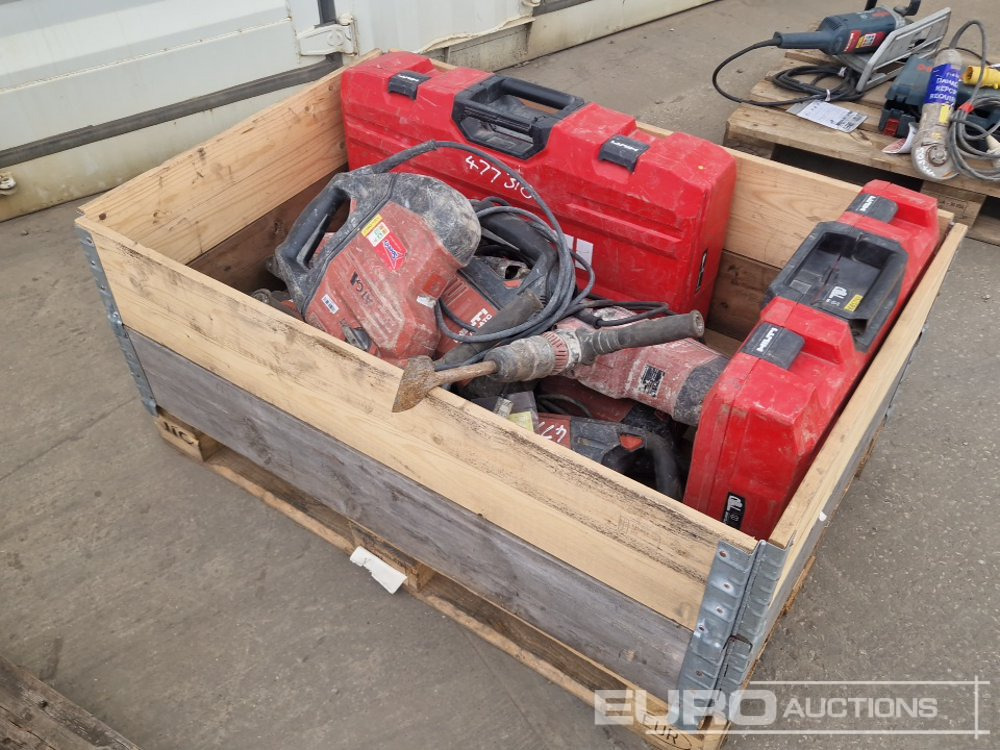 Hilti 110 Volt TE1000 Breaker (5 of), TE80 Hammer Drill/Breaker (2 of), TE60 Hammer Drill/Breaker (2 of) - ציוד בנייה: תמונה 1 Hilti 110 Volt TE1000 Breaker (5 of), TE80 Hammer Drill/Breaker (2 of), TE60 Hammer Drill/Breaker (2 of) - ציוד בנייה: תמונה 1