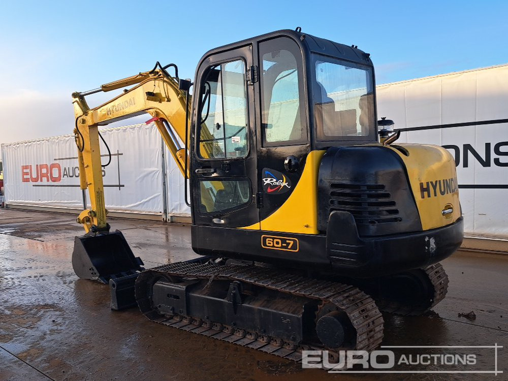 Hyundai R60-7 - מיני מחפר: תמונה 3 Hyundai R60-7 - מיני מחפר: תמונה 3