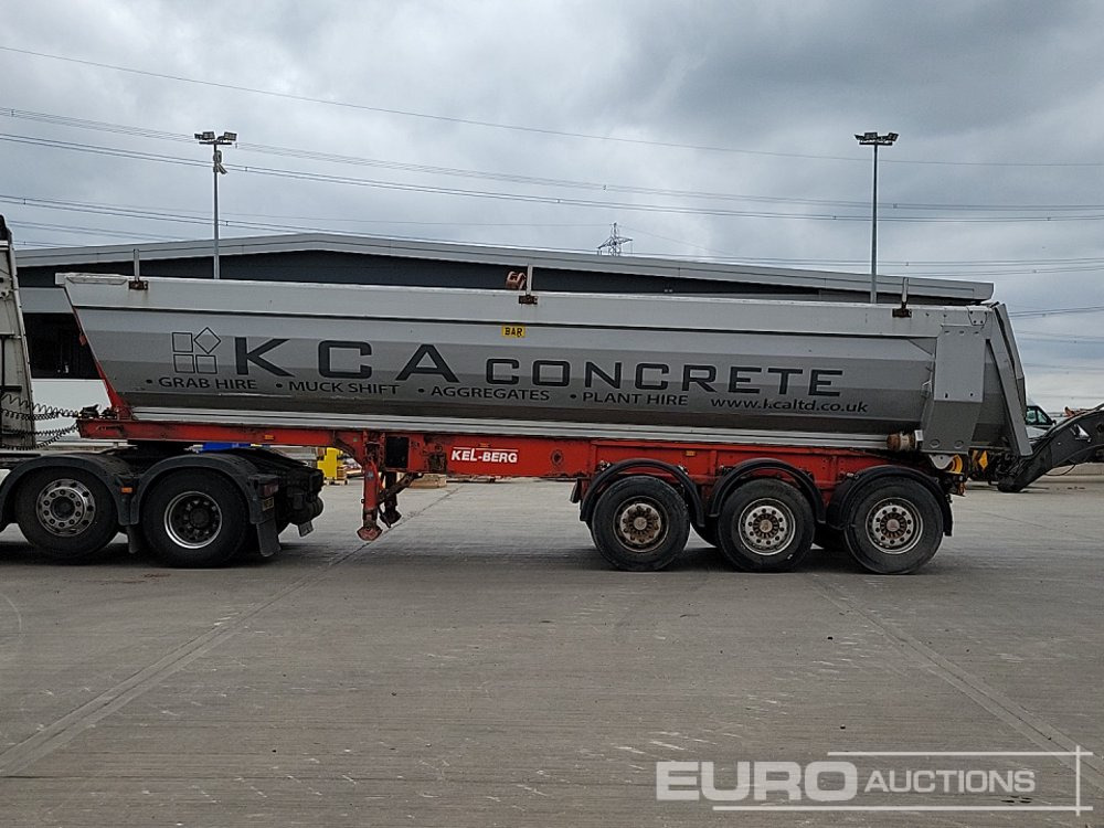 Kel-berg Tri Axle Bulk Tipping Trailer, Aluminium Body, Tail Gate - סמיטריילר עם מזהיר: תמונה 2 Kel-berg Tri Axle Bulk Tipping Trailer, Aluminium Body, Tail Gate - סמיטריילר עם מזהיר: תמונה 2