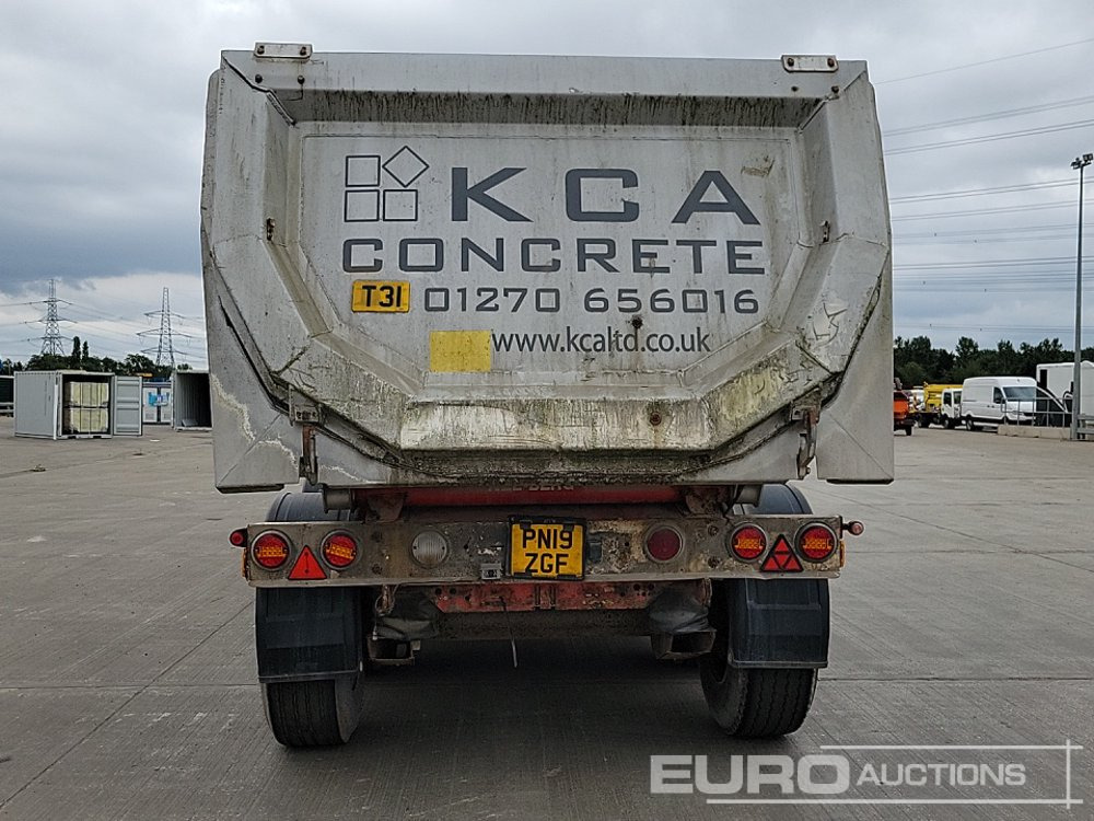 Kel-berg Tri Axle Bulk Tipping Trailer, Aluminium Body, Tail Gate - סמיטריילר עם מזהיר: תמונה 4 Kel-berg Tri Axle Bulk Tipping Trailer, Aluminium Body, Tail Gate - סמיטריילר עם מזהיר: תמונה 4