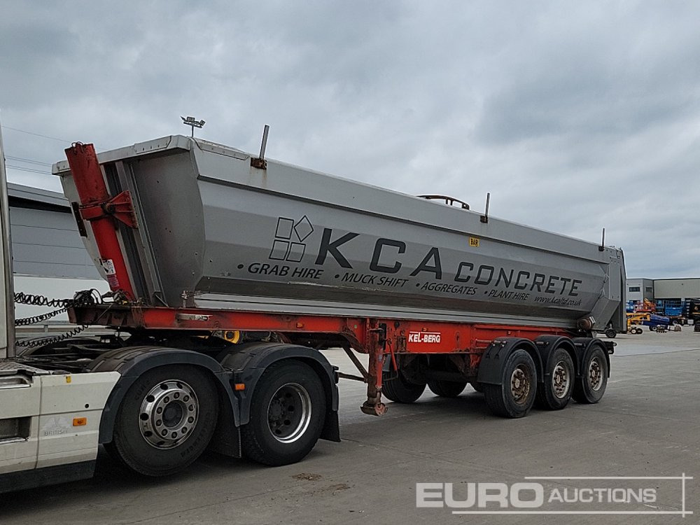 Kel-berg Tri Axle Bulk Tipping Trailer, Aluminium Body, Tail Gate - סמיטריילר עם מזהיר: תמונה 1 Kel-berg Tri Axle Bulk Tipping Trailer, Aluminium Body, Tail Gate - סמיטריילר עם מזהיר: תמונה 1
