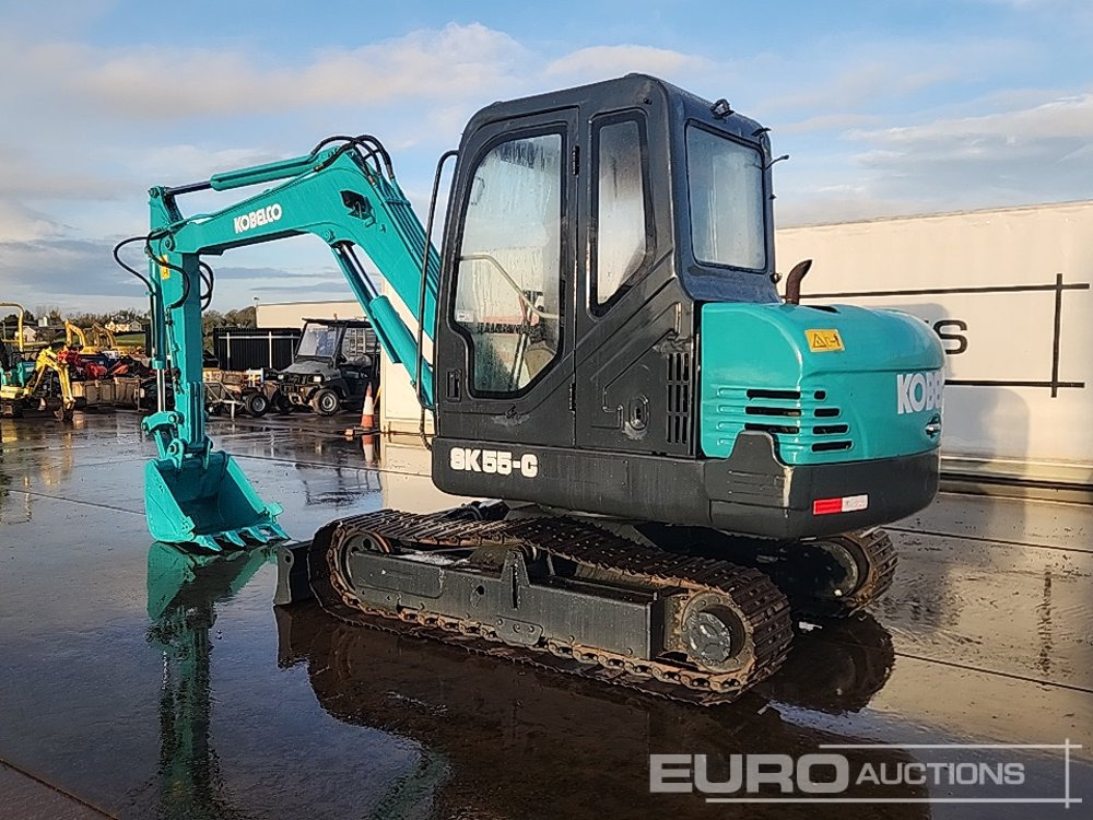 Kobelco SK55-C - מיני מחפר: תמונה 3 Kobelco SK55-C - מיני מחפר: תמונה 3