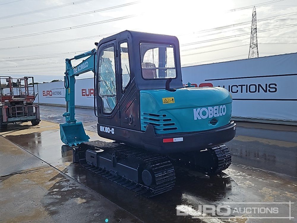 Kobelco SK60-C - מיני מחפר: תמונה 3 Kobelco SK60-C - מיני מחפר: תמונה 3