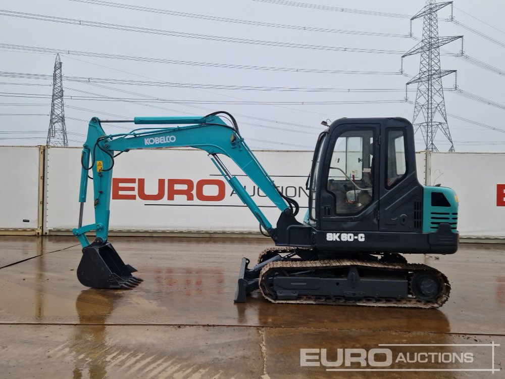 Kobelco SK60-C - מיני מחפר: תמונה 2 Kobelco SK60-C - מיני מחפר: תמונה 2