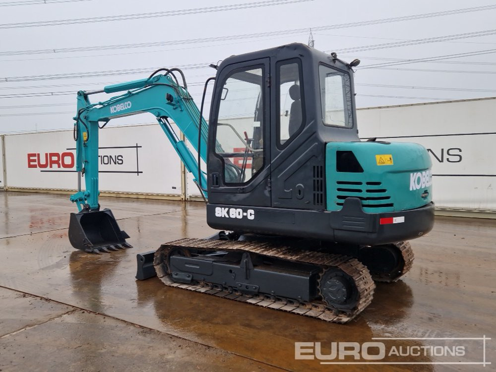 Kobelco SK60-C - מיני מחפר: תמונה 3 Kobelco SK60-C - מיני מחפר: תמונה 3