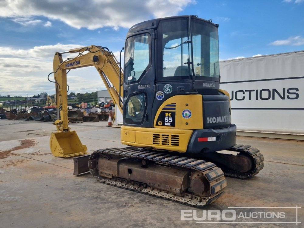 Komatsu PC55MR-2 - מיני מחפר: תמונה 3 Komatsu PC55MR-2 - מיני מחפר: תמונה 3