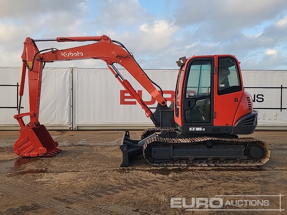 Kubota KX185-3 - מיני מחפר: תמונה 2 Kubota KX185-3 - מיני מחפר: תמונה 2