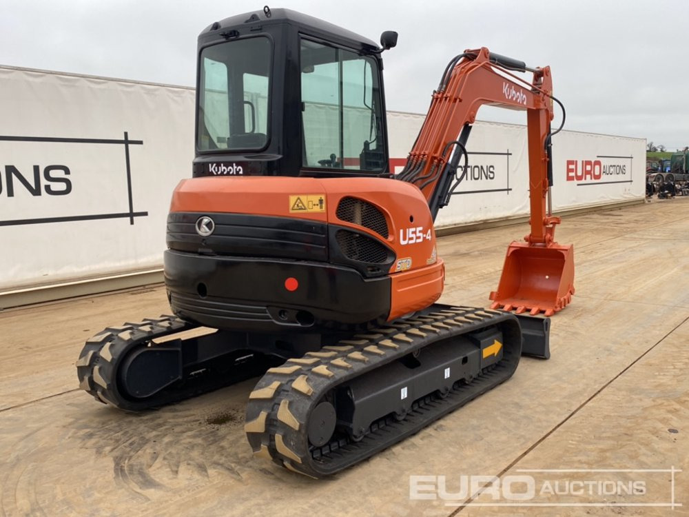 Kubota U55-4 - מיני מחפר: תמונה 5 Kubota U55-4 - מיני מחפר: תמונה 5