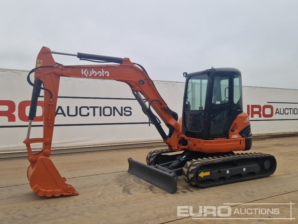 Kubota U55-4 - מיני מחפר: תמונה 1 Kubota U55-4 - מיני מחפר: תמונה 1