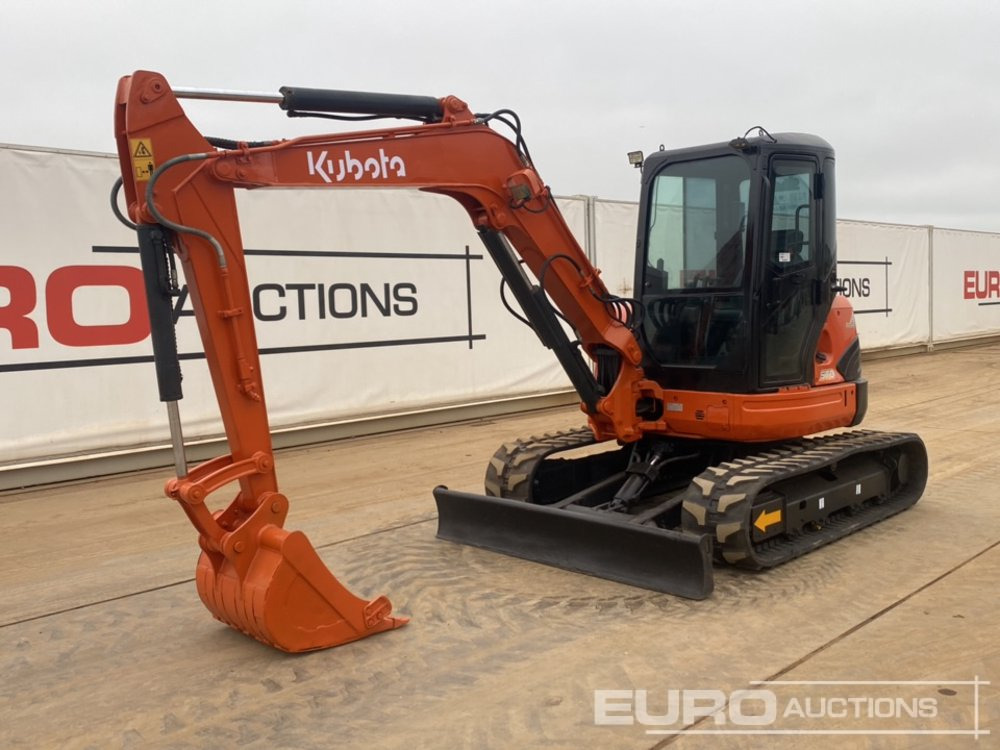 Kubota U55-4 - מיני מחפר: תמונה 1 Kubota U55-4 - מיני מחפר: תמונה 1