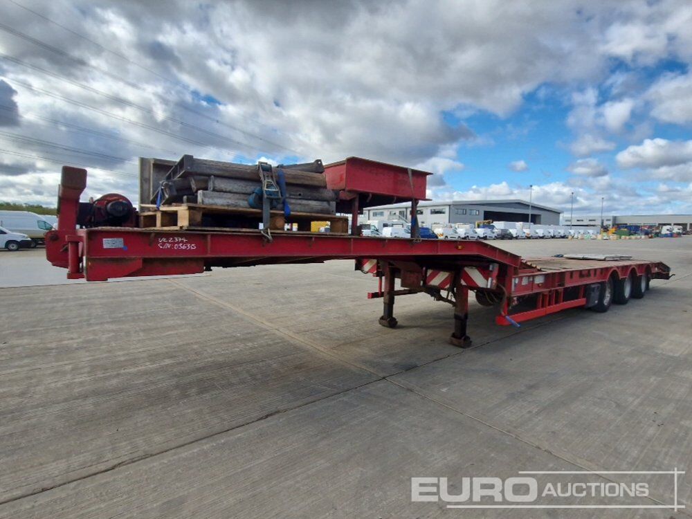 M&G Trailers Ltd, Step Frame Low Loader Tri Axle Rear Steering, 3m Extendable C/w Out Riggers & Alloy Ramps - קרון נגרר עם מטען נמוך: תמונה 1 M&G Trailers Ltd, Step Frame Low Loader Tri Axle Rear Steering, 3m Extendable C/w Out Riggers & Alloy Ramps - קרון נגרר עם מטען נמוך: תמונה 1