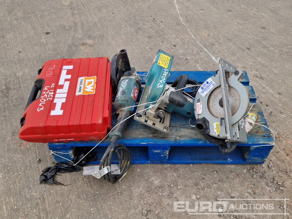 Makkta 110Volt Circular Saw (2 of), Makita GA9020 110Volt Angle Grinder, Hilti TE 300 110Volt Hammer Drill - ציוד בנייה: תמונה 2 Makkta 110Volt Circular Saw (2 of), Makita GA9020 110Volt Angle Grinder, Hilti TE 300 110Volt Hammer Drill - ציוד בנייה: תמונה 2