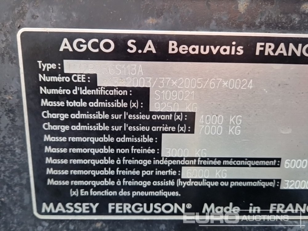 טרקטור חקלאי Massey Ferguson 6480: תמונה 45